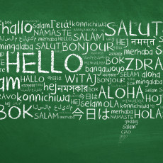 Hello in different languages of the world