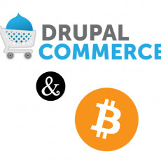 Commerce and Bitcoin logo