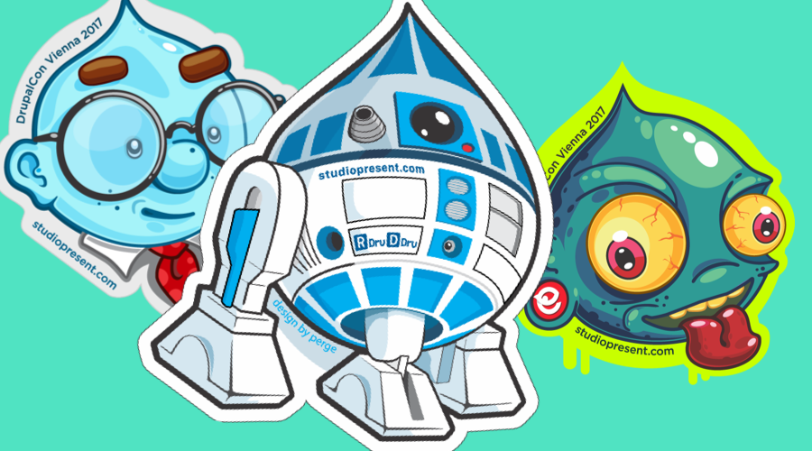 Drupal stickers for you!